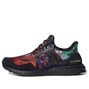 Adidas Ultra Boost Men's Sneakers - Black and Multicolor Floral